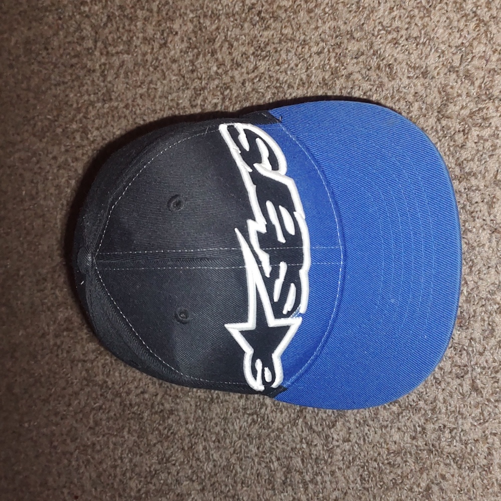 Alpinestars Imprint Fitted Black/Blue Hat S-M
